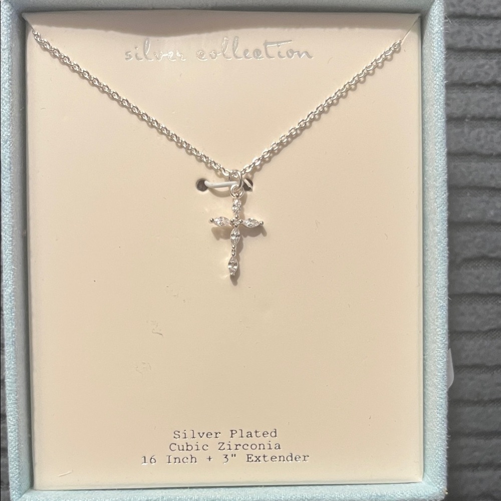 Silver Cross Necklace
